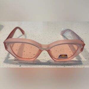 Ryan Simkhai Eyeshop Aiden Matte Pink Sunglasses